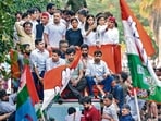 All INDIA bloc members marched from Barakhamba Road to Supreme Court. (PTI)