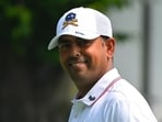 Anirban Lahiri at the Delhi Golf Club on Tuesday. (DP World Tour)