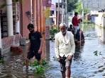 Floodwaters recede in Faizullaganj after several days, easing access to affected localities as relief distribution continues in Lucknow. (Deepak Gupta/HT)