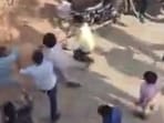 Screengrab from the viral video (Sourced)