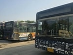 The company said services would resume only after at least part of the dues was cleared. As per the concessionaire, an amount of  <span class='webrupee'>₹</span>15 crore is owed to them. (HT Photo)