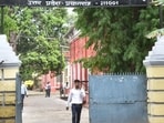 UP Board headquarters in Prayagraj (HT File Photo)