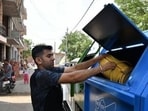 Under the proposed system, dry waste, estimated at 30%, will be collected in blue bins and sent to material recovery facilities (MRFs) for recycling. (HT File)
