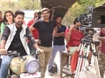 Director Anand Kumar Tiwari and during the shoot of film Laagi Chhoote Na in Lucknow-Sonbhadra