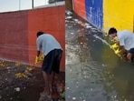 Choudhary had spent eight months removing tonnes of rubbish from the river, working alone and without specialised equipment.