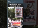 Lawyers Protest Outside Karnataka High Court, Seek CEC Gyanesh Kumar's Resignation