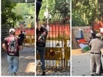 Saurav Das and Ashutosh Ranka, CJP spokespersons, were detained after entering the locked and de-notified Jantar Mantar protest site 