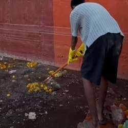 Choudhary had spent eight months removing tonnes of rubbish from the river, working alone and without specialised equipment.