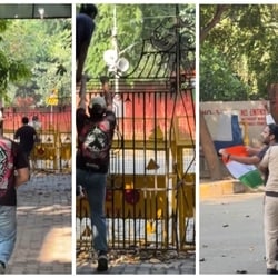 Saurav Das and Ashutosh Ranka, CJP spokespersons, were detained after entering the locked and de-notified Jantar Mantar protest site 