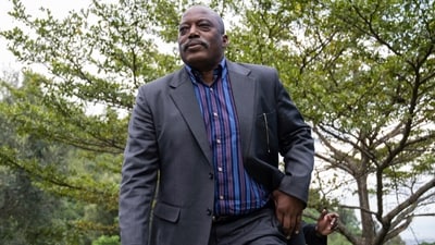 Kabila served as Congo’s president from 2001 to 2019. (File Photo/AP) Kabila served as Congo’s president from 2001 to 2019. (File Photo/AP)