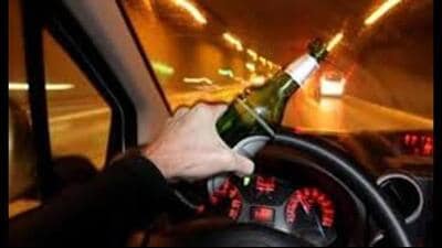 In 2022, when the drunken driving challans were resumed, 166 challans were issued in the entire year. (HT File) In 2022, when the drunken driving challans were resumed, 166 challans were issued in the entire year. (HT File)