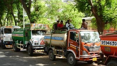 Maharashtra has seen 86.6% rise in water tanker deployment over the past month, with the number of villages requiring emergency water supplies increasing by more than 75%. ((PIC FOR REPRESENTATION))