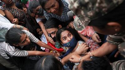 On October 10, security personnel turned the Capital into a fortress to thwart the planned protest, launching an unprecedented clampdown that saw the detention of 7,000 people. (Reuters)
