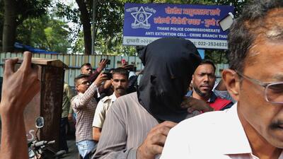 On Tuesday, Pappya Shinde was produced before a Thane court as his police custody came to an end, and was remanded in judicial custody (Praful Gangurde/HT Photo)