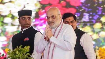 কেন্দ্রীয় স্বরাষ্ট্রমন্ত্রী অমিত শাহ (PTI)