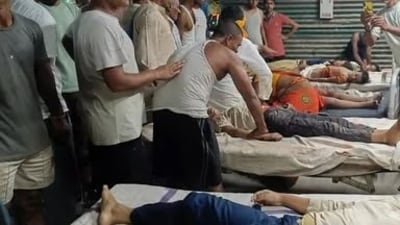 A boat capsized in Bihar, killing 10 people. (HT)