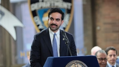 New York City Mayor Zohran Mamdani
