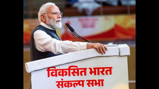 A nation is judged not by those at the top of the ladder but by those on its lowest rung. PM Modi has turned this philosophy into a method of government. Its focus is the poor, women, the young and farmers. Its instrument is direct delivery, so that what the State sends is what the citizen receives. (Narendra Modi Photo Gallery/ANI)
