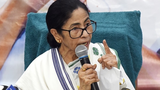 Banerjee had come out of her house to inaugurate a Durga Puja pandal near her residence when the woman tried to enter the security cordon from behind.