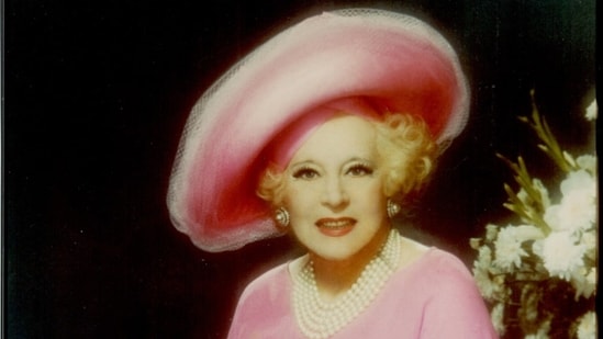 Forever pretty in pink: Barbara Cartland (Shared by Jonathan Miller)