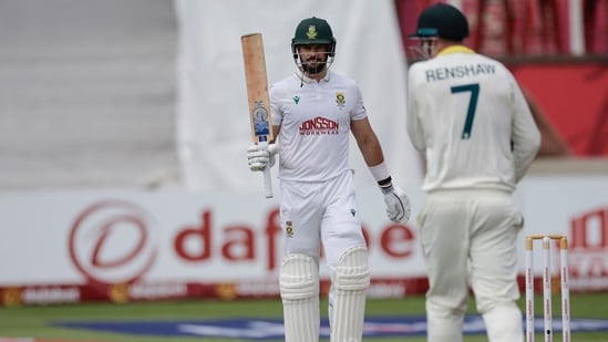 Aiden Markram smashed a fifty on the final day (AFP)