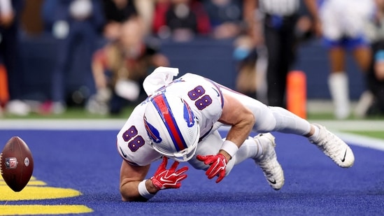 Dawson Knox came under fire from Bills fans after making a slow start to the contest.