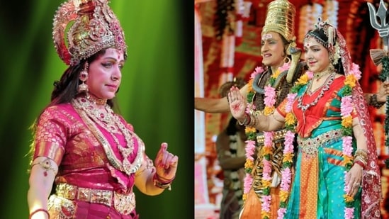 Hema Malini's glimpse from her ballet Durga performance.