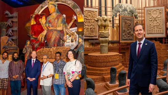 US Ambassador visits Kolkata pandals.