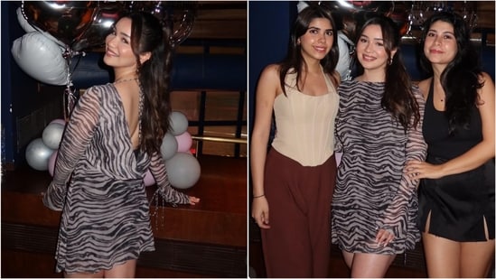 Sara Tendulkar celebrates 29th birthday in Zara zebra-print dress.