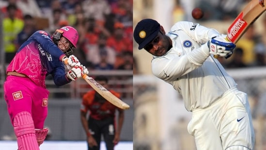Vaibhav Sooryavanshi for Rajasthan Royals, Virender Sehwag for India.
