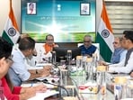Union Minister for Agriculture and Farmers Welfare and Rural Development, Shivraj Singh Chouhan, and Union Minister for Environment, Forest and Climate Change, Bhupender Yadav, held a meeting with the Agriculture Ministers of states in the Delhi-NCR region to discuss measures to prevent and control stubble burning in New Delhi on Tuesday.