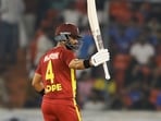 Shai Hope scored a century as West Indies won 