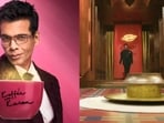 Inside the final season of Koffee With Karan: A look at the set’s bold colours, plush seating and golden details.