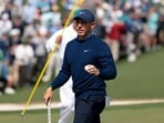 File image of Rory McIlroy reacts 