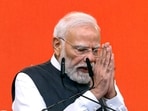 Prime Minister Narendra Modi addresses the gathering during the Viksit Bharat Sankalp Sabha, in New Delhi. The event marks 25 years of PM Modi in public office as head of government, tracing back to October 7, 2001, when he first took oath as the Chief Minister of Gujarat.