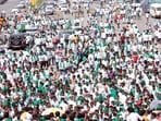 The protest began on Tuesday over demands related to sugarcane and ethanol prices. (PTI)