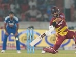 West Indies' captain Shai Hope in action against India on Wednesday. (AP Photo/Mahesh Kumar A.)