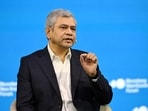 Ashwini Vaishnaw, minister for railways, information and broadcasting, electronics and information technology, during the Bloomberg New Economy Forum in New Delhi.