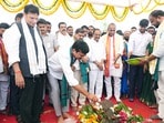 పోచారంలో ఇందిరమ్మ టవర్స్‌ నిర్మాణానికి శంకుస్థాపన