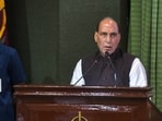 Defence minister Rajnath Singh.