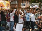 People, along with Maharashtra Navnirman Sena (MNS) and Shiv Sena (UBT) workers, held a silent protest at Shivaji Park in Dadar, Mumbai, demanding Chief Commissioner Gyanesh Kumar's resignation