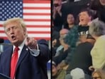 The incident took place at a rally in Youngstown, Ohio, on Monday.
