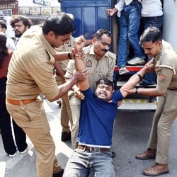 On Saturday, October 10, about 41,000 security personnel turned the Capital into a fortress on Saturday to thwart the planned protest and launched an unprecedented clampdown that saw the detention of 7,000 people and left large chunks of Delhi deserted.
