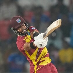 Shai Hope hits a fifty for West Indies