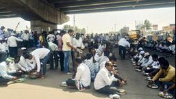 NH-48 traffic restored over 30 hours after calling off protest at Kognoli toll plaza NH-48 traffic restored over 30 hours after calling off protest at Kognoli toll plaza