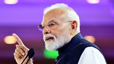 Prime Minister Narendra Modi addresses the Bloomberg New Economy Forum, in New Delhi on Tuesday. (ANI ) Prime Minister Narendra Modi addresses the Bloomberg New Economy Forum, in New Delhi on Tuesday. (ANI )