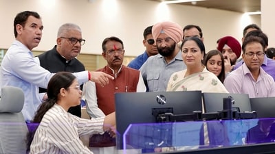 The new monitoring stations have been installed at Ghummanhera, Chhawla, Karala, Hastsal, Jharoda Kalan, Burari, Narela, Maidan Garhi, Nangloi, Vasundhara Enclave and Badarpur, among others. (@gupta_rekha/X )