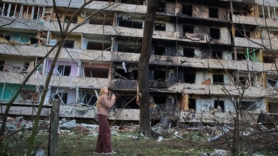 Kyiv has endured ballistic missile attacks for two consecutive nights. (AP Photo) Kyiv has endured ballistic missile attacks for two consecutive nights. (AP Photo)