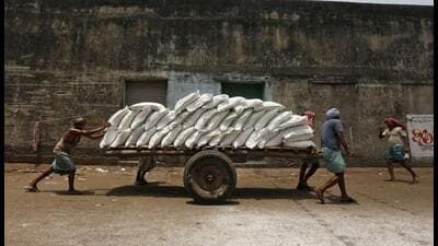 Ex-mill rates in Uttar Pradesh rose to  ₹5,200 per quintal on October 12 from  ₹4,600 on October 6. (REUTERS)