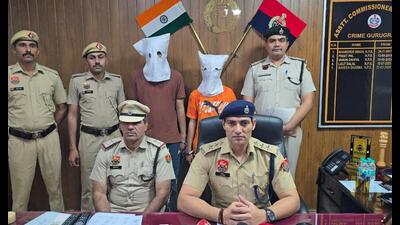 Police arrested the suspects— Nitin, 20, a taxi driver from Pathrawa village in Mahendragarh, and Khush alias Manjeet, 19, a cab driver from Marot village in Jhajjar—from Suncity in Hisar on October 10. (HT) Police arrested the suspects— Nitin, 20, a taxi driver from Pathrawa village in Mahendragarh, and Khush alias Manjeet, 19, a cab driver from Marot village in Jhajjar—from Suncity in Hisar on October 10. (HT)